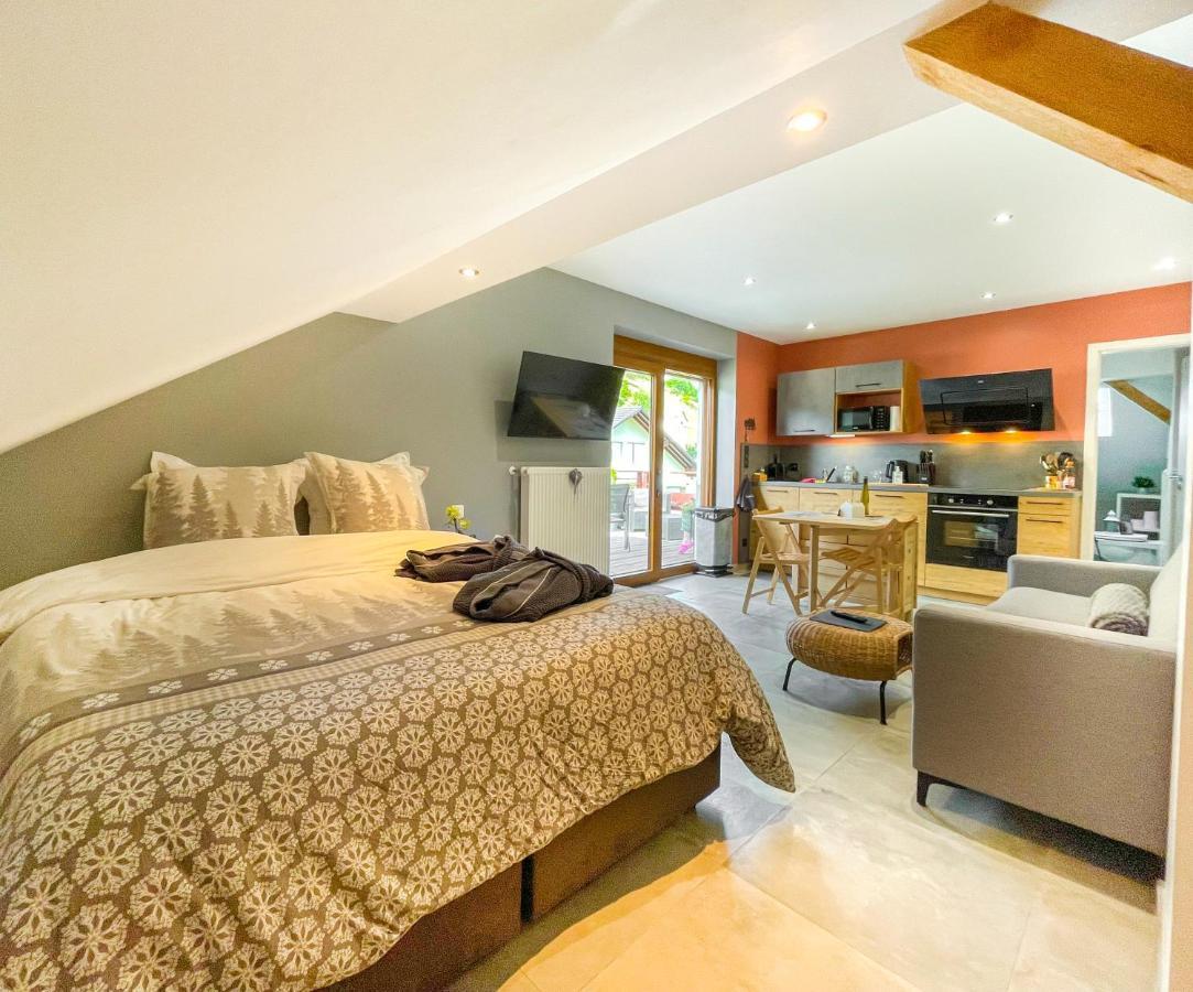 Gite Du Silberwald Charmant Gite Avec Spa - Jacuzzi , Acces Privatif Stosswihr ภายนอก รูปภาพ